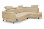 Narożnik ELECTRO 2SVKF-EKF-OTKF - tkanina Ascot Champagne - REDAM MEBLE