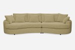 Sofa SIDEM 1,5-1 - tkanina Coco 06 Musttard - REDAM MEBLE