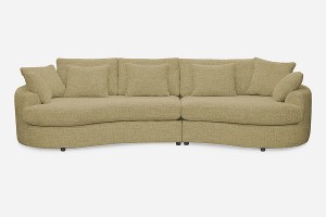 Sofa SIDEM 1,5-1 - tkanina Coco 06 Musttard - REDAM MEBLE