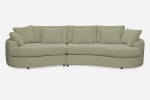 Sofa SIDEM 1-1,5 - tkanina Coco 14 Army - REDAM MEBLE