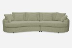 Sofa SIDEM 1,5-1 - tkanina Coco 14 Army - REDAM MEBLE