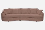 Sofa SIDEM 1-1,5 - tkanina Coco 36 Carmmine - REDAM MEBLE