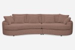 Sofa SIDEM 1,5-1 - tkanina Coco 36 Carmmine - REDAM MEBLE