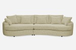 Sofa SIDEM 1-1,5 - tkanina Coco 53 Olive - REDAM MEBLE