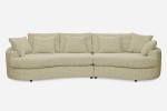 Sofa SIDEM 1,5-1 - tkanina Coco 53 Olive - REDAM MEBLE