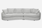 Sofa SIDEM 1,5-1 - tkanina Coco 60 Lightgrey - REDAM MEBLE