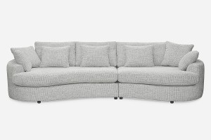Sofa SIDEM 1,5-1 - tkanina Coco 60 Lightgrey - REDAM MEBLE