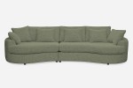 Sofa SIDEM 1-1,5 - tkanina Coco 88 Turtle - REDAM MEBLE