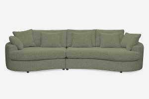 Sofa SIDEM 1-1,5 - tkanina Coco 88 Turtle - REDAM MEBLE