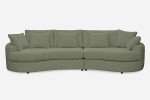 Sofa SIDEM 1,5-1 - tkanina Coco 88 Turtle - REDAM MEBLE