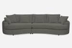 Sofa SIDEM 1-1,5 - tkanina Coco 108 Wood - REDAM MEBLE