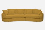 Sofa SIDEM 1,5-1 - tkanina Coco 132 Gold - REDAM MEBLE