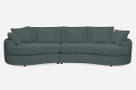 Sofa SIDEM 1-1,5 - tkanina Coco 153 Denim - REDAM MEBLE