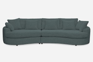 Sofa SIDEM 1-1,5 - tkanina Coco 153 Denim - REDAM MEBLE