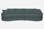 Sofa SIDEM 1,5-1 - tkanina Coco 153 Denim - REDAM MEBLE