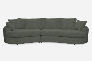 Sofa SIDEM 1-1,5 - tkanina Coco 168 Plumb - REDAM MEBLE