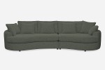 Sofa SIDEM 1,5-1 - tkanina Coco 168 Plumb - REDAM MEBLE