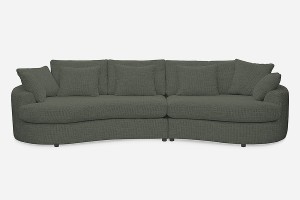 Sofa SIDEM 1,5-1 - tkanina Coco 168 Plumb - REDAM MEBLE