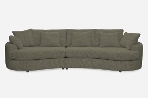 Sofa SIDEM 1-1,5 - tkanina Coco 176 Sepia - REDAM MEBLE