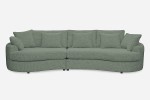 Sofa SIDEM 1-1,5 - tkanina Coco 184 Emerald - REDAM MEBLE