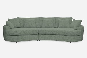 Sofa SIDEM 1-1,5 - tkanina Coco 184 Emerald - REDAM MEBLE