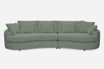 Sofa SIDEM 1,5-1 - tkanina Coco 184 Emerald - REDAM MEBLE