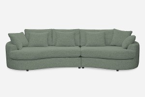 Sofa SIDEM 1,5-1 - tkanina Coco 184 Emerald - REDAM MEBLE