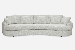 Sofa SIDEM 1-1,5 - tkanina Coco 186 Champagne - REDAM MEBLE