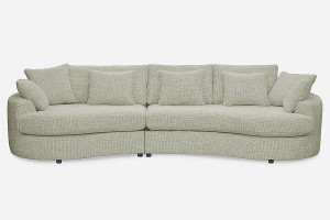 Sofa SIDEM 1-1,5 - tkanina Coco 196 Shell - REDAM MEBLE