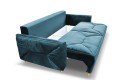 Sofa BELMONDI 3BFBK ( FRESH 34 ) - bryła, front, bok, pojemnik na pościel