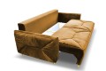 Sofa BELMONDI 3BFBK ( FRESH 37 ) - bryła, front, bok, pojemnik na pościel