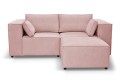 Sofa nierozkładana POLLY 2ER z pufą - tkanina Hold Me 24 - REDAM MEBLE