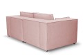 Sofa nierozkładana POLLY 2ER z pufą - tkanina Hold Me 24 - REDAM MEBLE