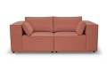 Sofa nierozkładana POLLY 2ER z pufą - tkanina Hold Me 29 - REDAM MEBLE