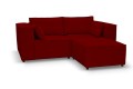 Sofa nierozkładana POLLY 2ER z pufą - tkanina Hold Me 31 - REDAM MEBLE