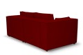 Sofa nierozkładana POLLY 2ER z pufą - tkanina Hold Me 31 - REDAM MEBLE