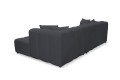 Narożnik BORDOUX 2-LC tkanina Ascot Black - REDAM MEBLE