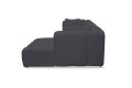 Narożnik BORDOUX 2-LC tkanina Ascot Black - REDAM MEBLE