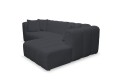 Narożnik BORDOUX 2-LC tkanina Ascot Black - REDAM MEBLE