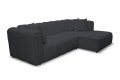Narożnik BORDOUX 2-LC tkanina Ascot Black - REDAM MEBLE