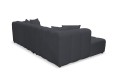 Narożnik BORDOUX LC-2 tkanina Ascot Black - REDAM MEBLE