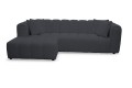 Narożnik BORDOUX LC-2 tkanina Ascot Black - REDAM MEBLE