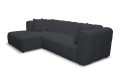 Narożnik BORDOUX LC-2 tkanina Ascot Black - REDAM MEBLE
