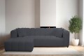 Narożnik BORDOUX LC-2 tkanina Ascot Black - REDAM MEBLE