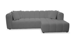 Narożnik BORDOUX 2-LC tkanina Ascot Graphite - REDAM MEBLE 