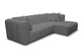 Narożnik BORDOUX 2-LC tkanina Ascot Graphite - REDAM MEBLE