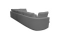 Narożnik CONO LCR-3-OT tkanina Ascot Graphite - REDAM MEBLE