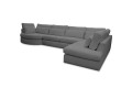 Narożnik CONO LCR-3-OT tkanina Ascot Graphite - REDAM MEBLE