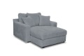 Fotel wypoczynkowy YASEMIN LCH UTOPIA GRAPHITE - REDAM MEBLE