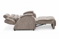 Fotel rozkładany SIESTA - tkanina Snow 1 - REDAM MEBL